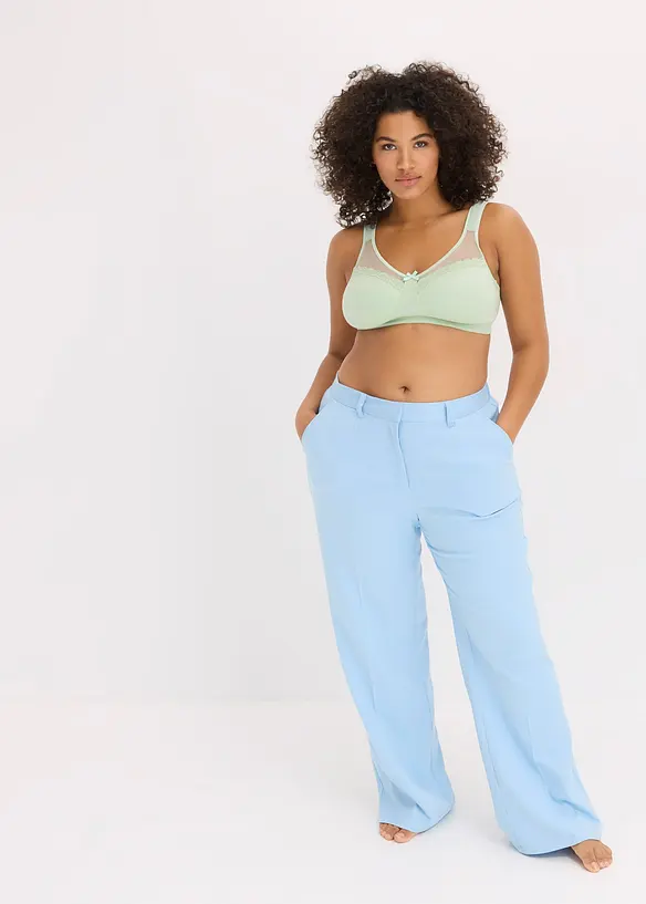 Avlastnings-BH uten bøyle med myk, økologisk bomull, bonprix