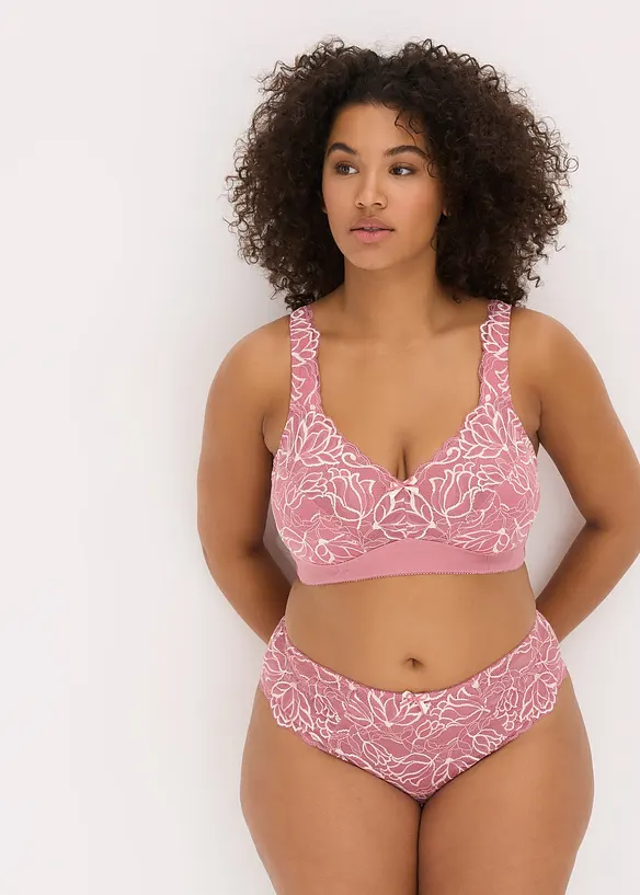 Maxitruse med delikate blonder, bonprix