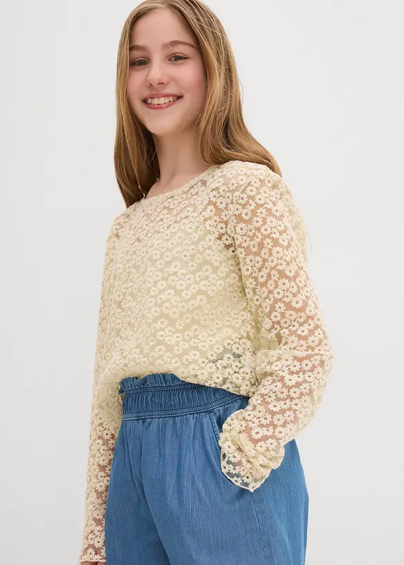 Shorts i ren bomull, bonprix