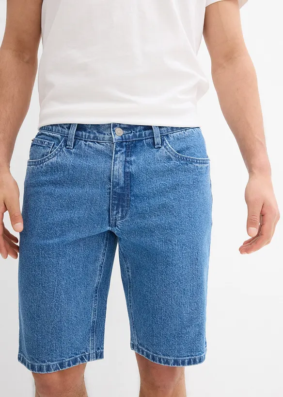 Bermudashorts i denim med stretch, Relaxed Fit, bonprix