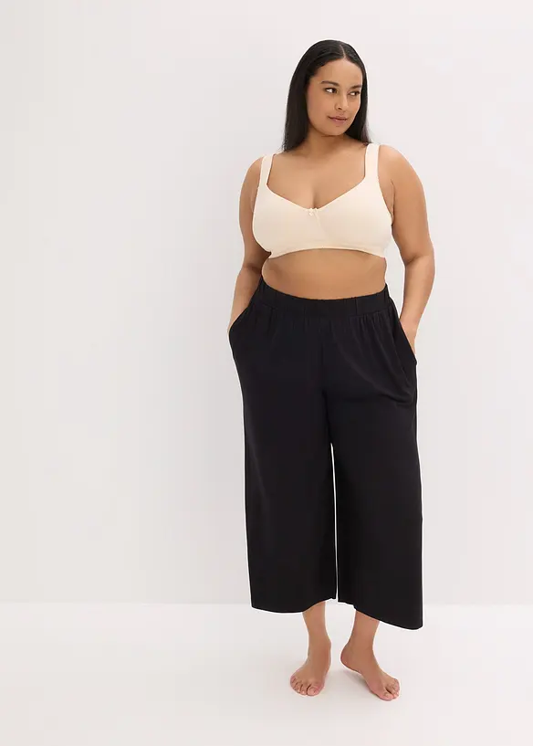 T-skjorte-BH med økologisk bomull (2-pack), bonprix