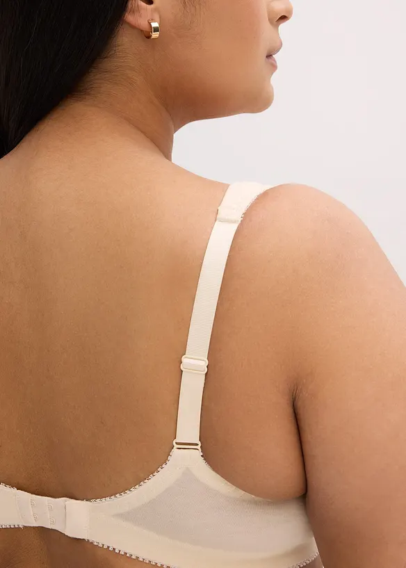 T-skjorte-BH med økologisk bomull (2-pack), bonprix