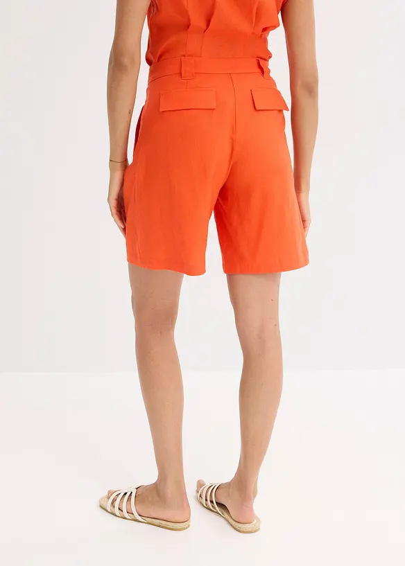 Shorts i lett linmiks, bonprix