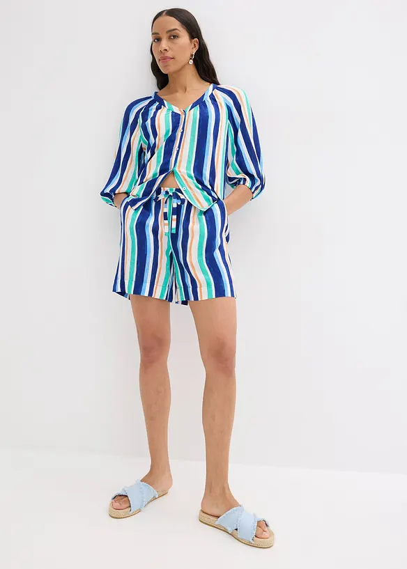 Pull on-shorts i lett viskose, bonprix