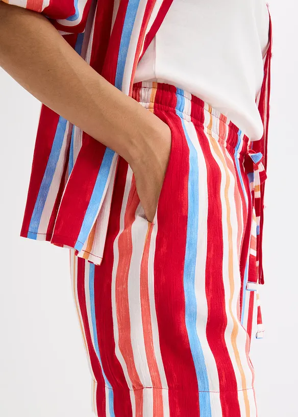 Pull on-shorts i lett viskose, bonprix