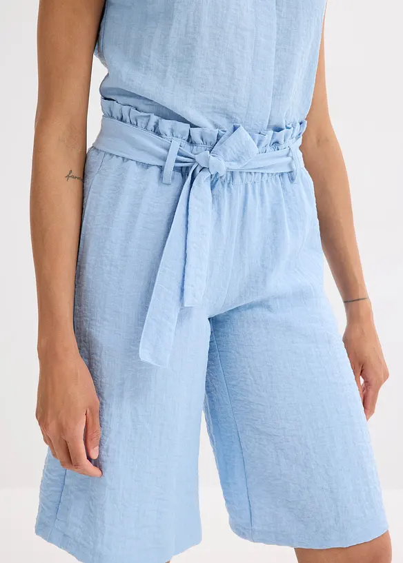Pull on-bermudashorts i lett viskosemiks, bonprix