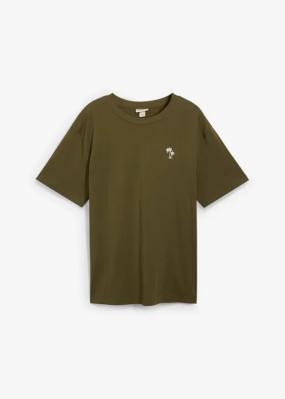 T-skjorte med trykk på ryggen, Loose Fit, bonprix