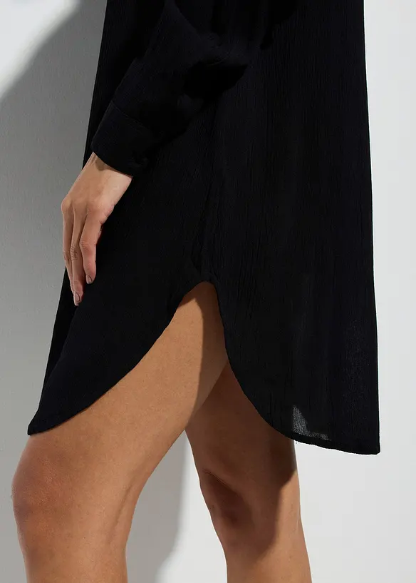 Lang strandbluse i lett viskose, bonprix
