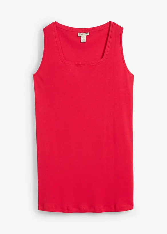 Lang singlet i 100% bomull, bonprix