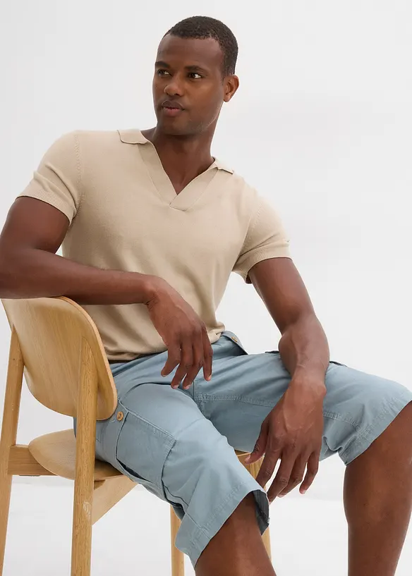 Cargo-bermudashorts i 100% bomull, Regular Fit, bonprix