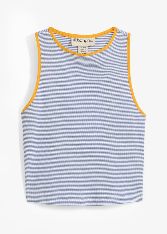 Singlet i 100% økologisk bomull, bonprix