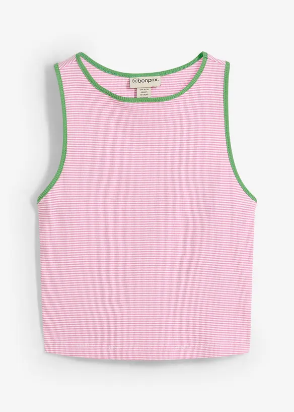 Singlet i 100% økologisk bomull, bonprix