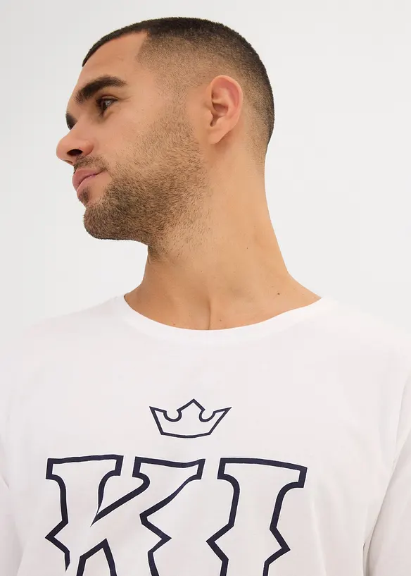 Pyjamas i 100% bomull, bonprix