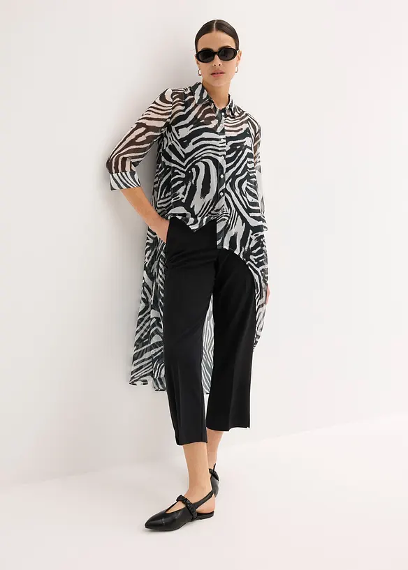 Lang chiffonbluse, bonprix