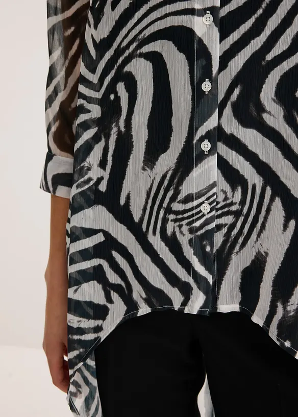 Lang chiffonbluse, bonprix