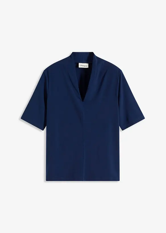 Topp med elegant krage, bonprix