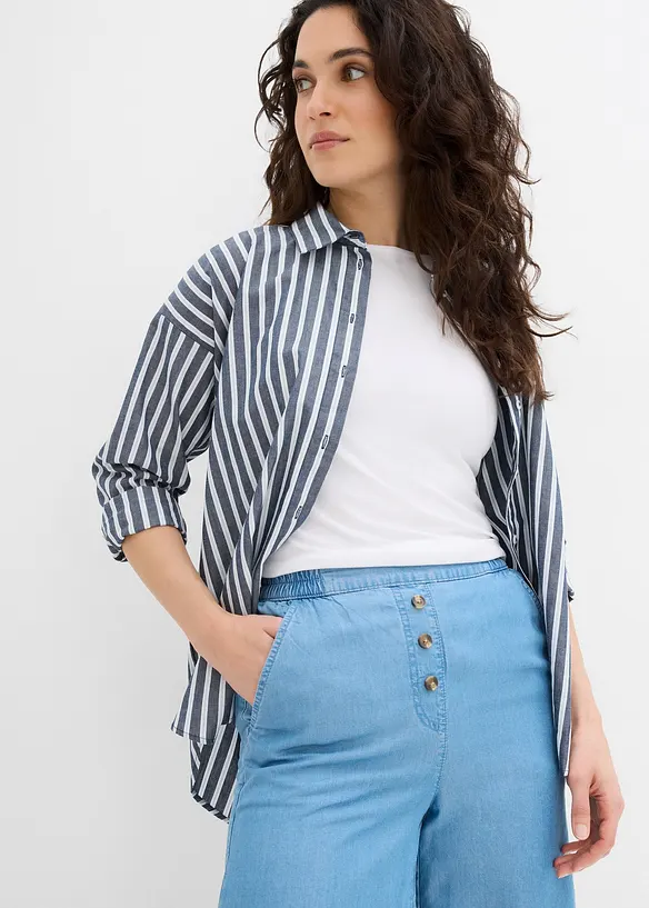 Pull on-shorts i lyocell, bonprix