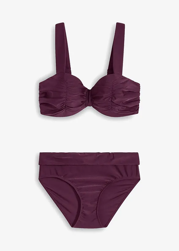 Balconette-bikini med vatterte stropper (2-delt sett), bonprix