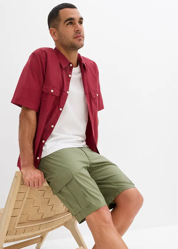 Cargo-bermudashorts med stretch, Regular Fit (2-pack), bonprix