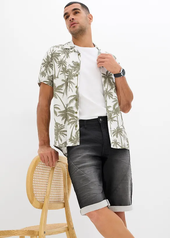 Bermudashorts i sweat-denim, Relaxed Fit, bonprix
