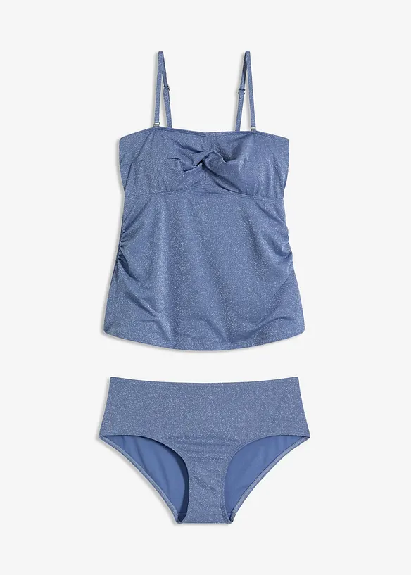 Tankini med glansgarn (2-delt sett), bonprix
