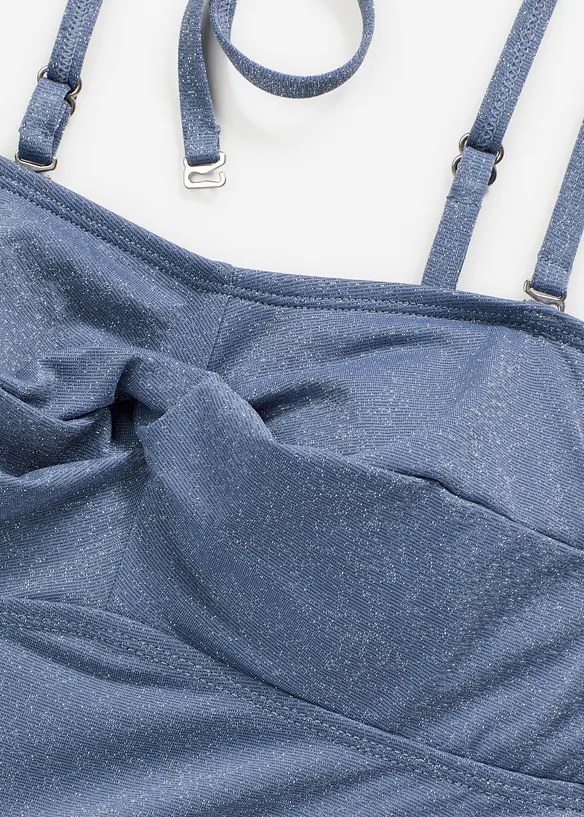 Tankini med glansgarn (2-delt sett), bonprix