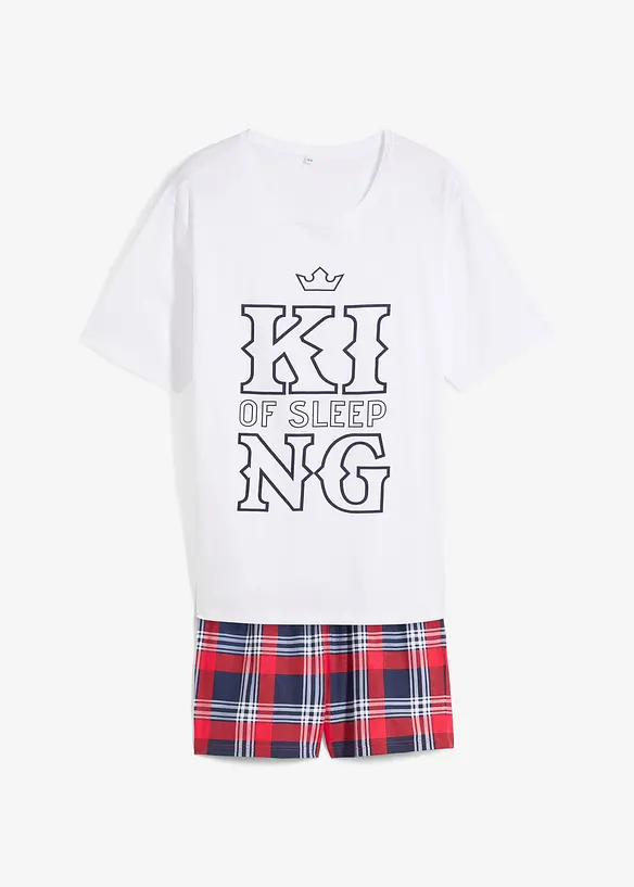 Pyjamas i 100% bomull, bonprix