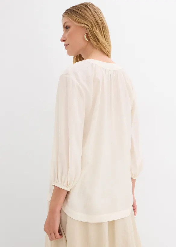 Oversized bluse av myk viskosemiks, bonprix