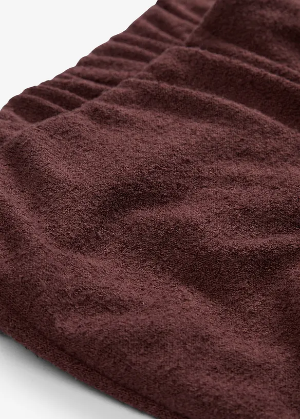 Vid bukse i strikket look, bonprix
