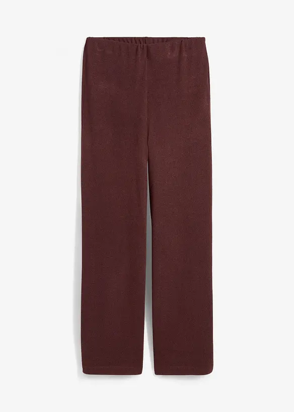 Vid bukse i strikket look, bonprix