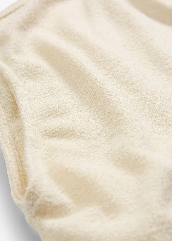 Oversized topp i strikket look, bonprix