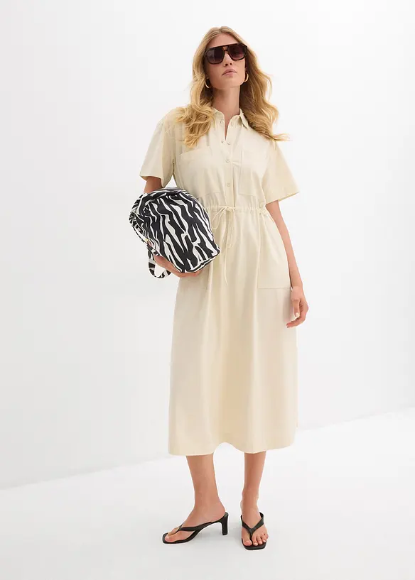 Jerseykjole i bomull med elastan, bonprix