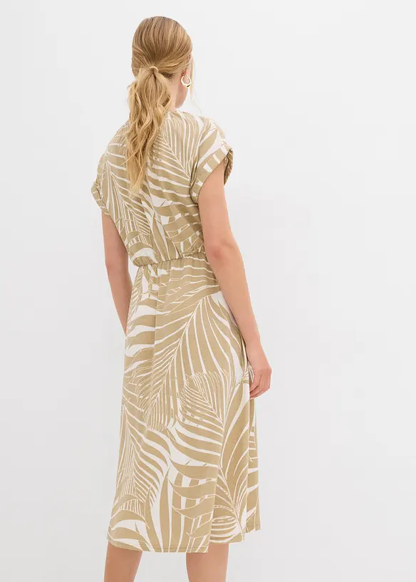 Jerseykjole i lett viskosemiks, bonprix