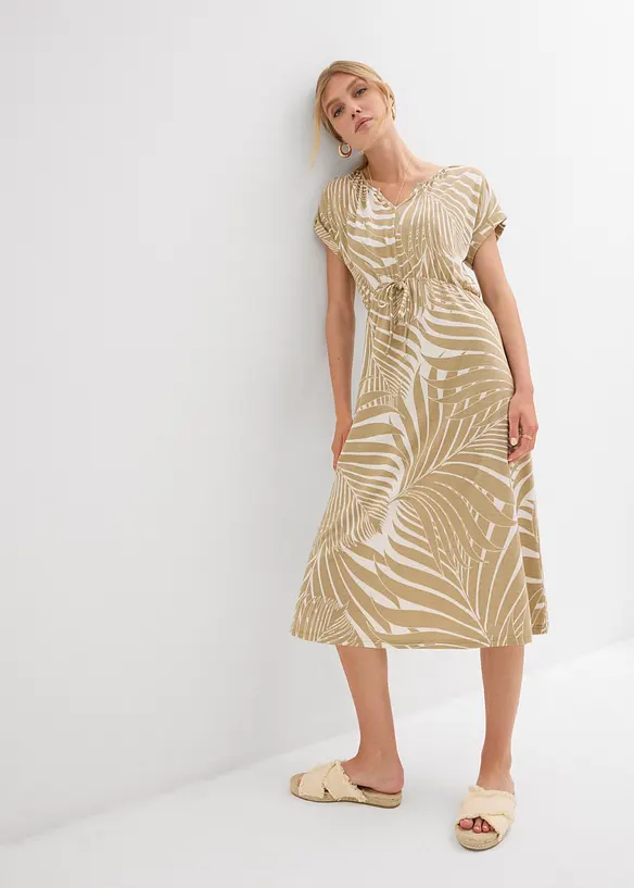 Jerseykjole i lett viskosemiks, bonprix