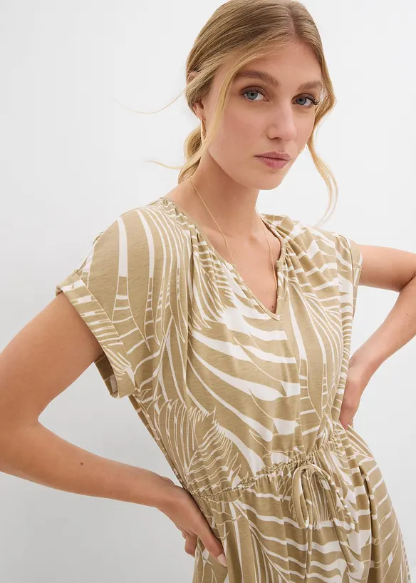 Jerseykjole i lett viskosemiks, bonprix