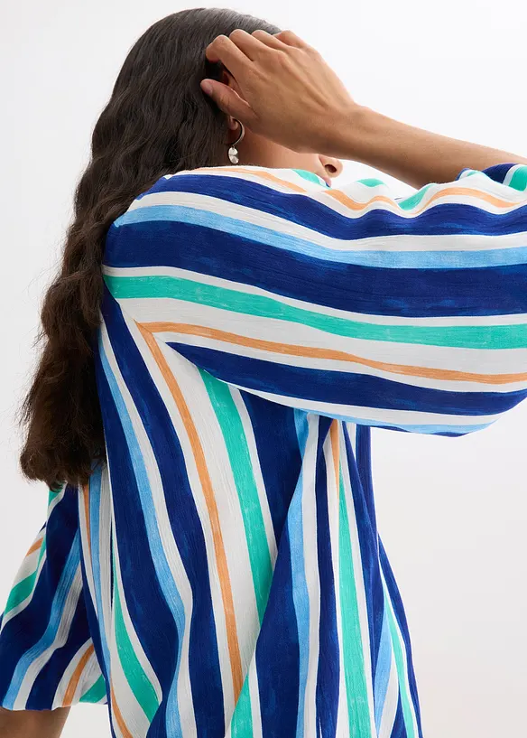 Bluse i strukturert viskose, bonprix