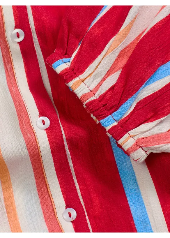 Bluse i strukturert viskose, bonprix