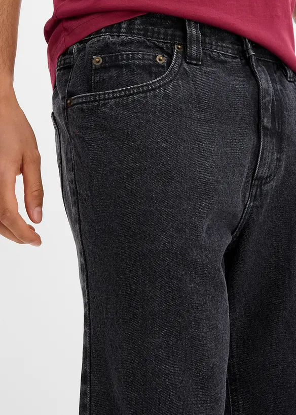 Jeans-bermuda med komfortlinning, Classic Fit, bonprix