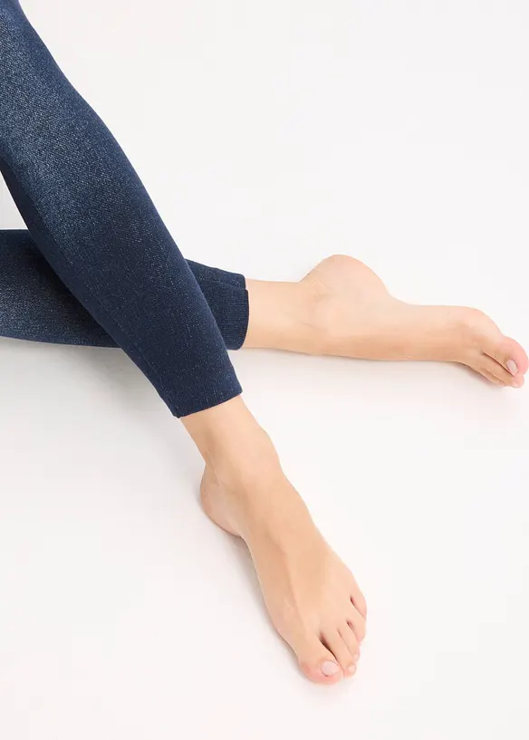 Shape seamless leggings i jeans-look, sterkt figurformende, bonprix