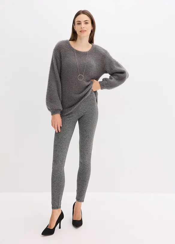 Termoleggings med fleece innvendig, bonprix
