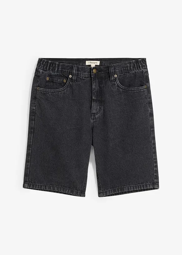 Jeans-bermuda med komfortlinning, Classic Fit, bonprix