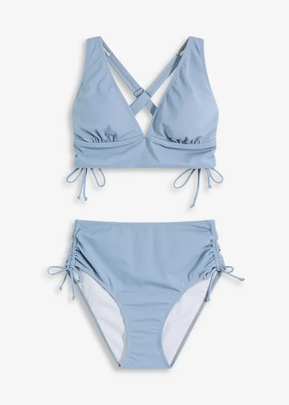 Bikini med topp med kryssende stropper (2-delt sett), bonprix