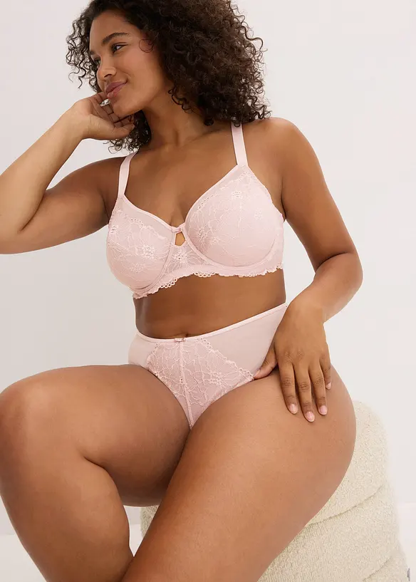 Minimizer-BH med forseggjorte blonder, bonprix