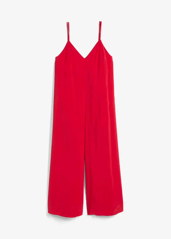 Jumpsuit av viskosemiks med regulerbare stropper, bonprix