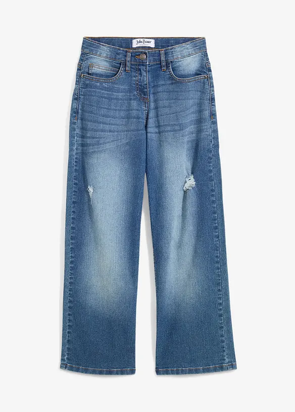 Wide Leg-jeans Mid Waist, bonprix