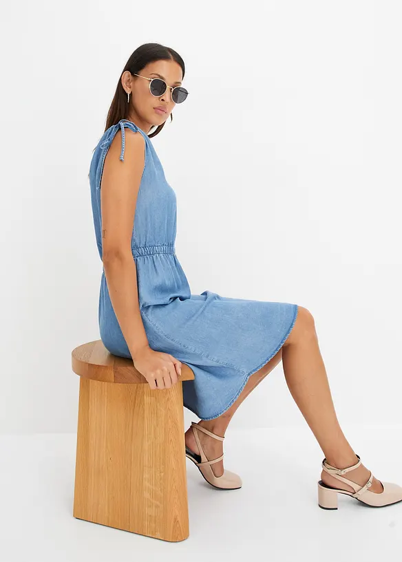 Kjole av glatt tencel, bonprix