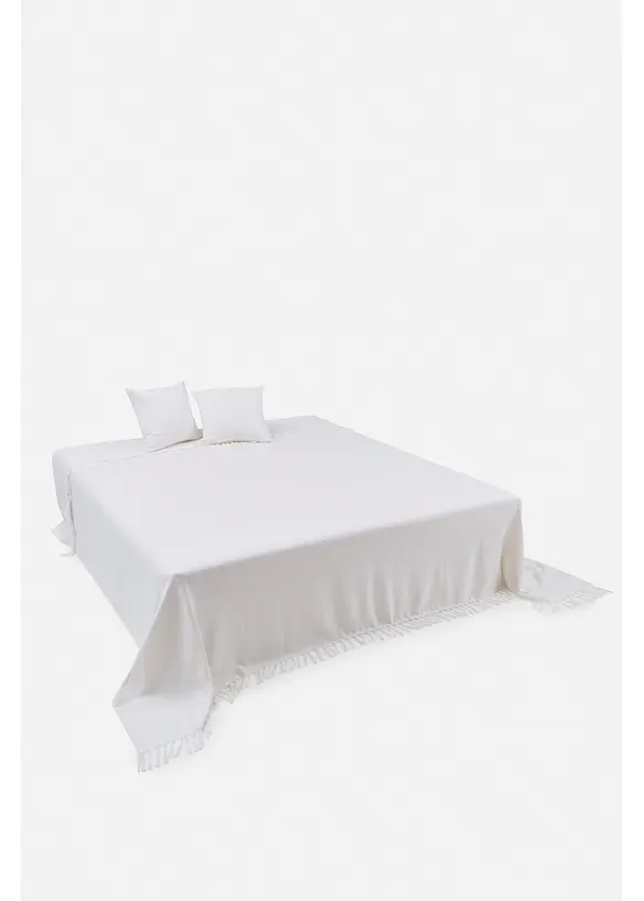 Pledd med frynser, bonprix