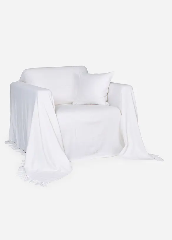 Pledd med frynser, bonprix