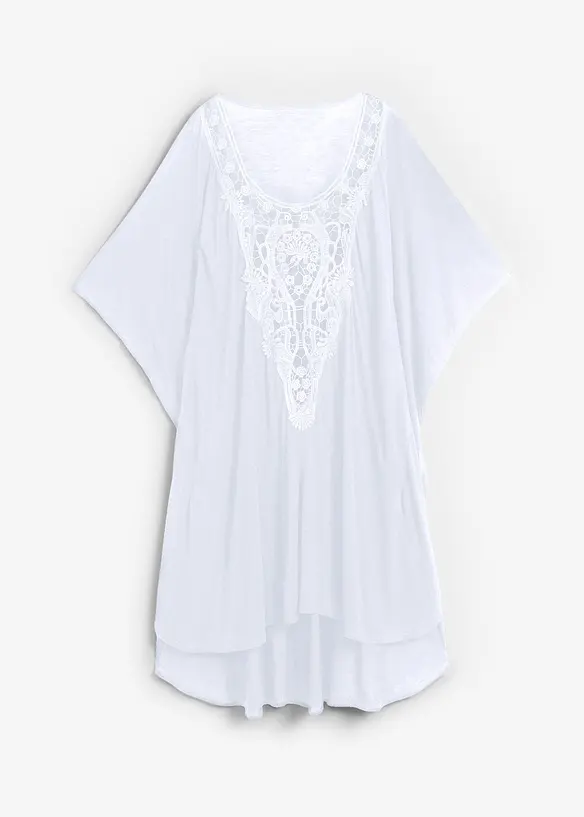 Transparent strandtunika i viskose, bonprix