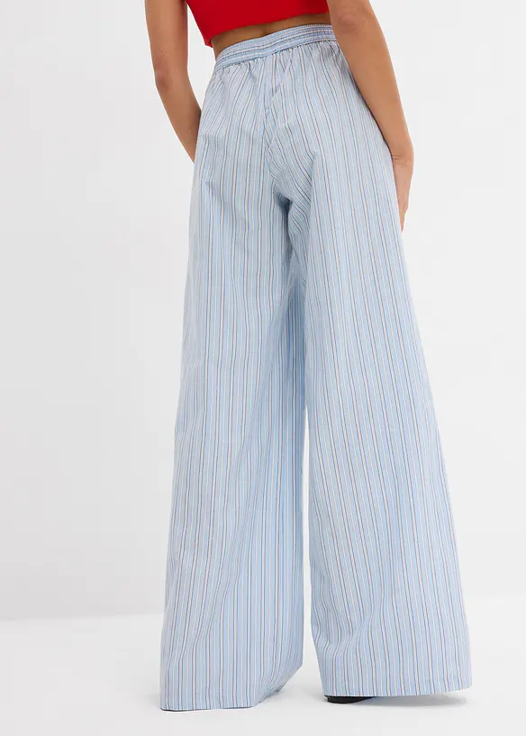 Slip on-bukse av ren bomull, bonprix